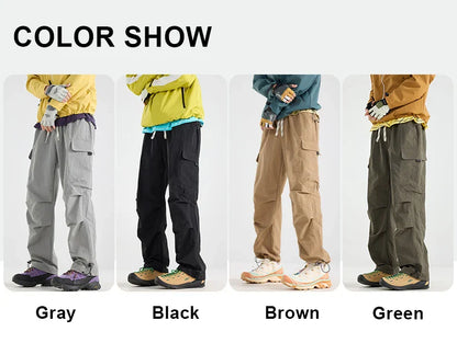 2026 New Men's Water-repellent Hiking Pants Scratch Resistance Fashion Cargo Pants Breathable Trousers Fishing Camping Pants