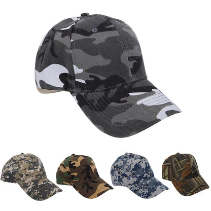 Adjustable Baseball Cap Summer Sunscreen Hat Camouflage Camo Camping Hiking Fishing Caps