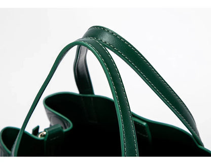 Classic Simple Solid Color Women's New 2024 Large Capacity Handbag Letter Element Women's Handbag