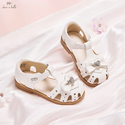 Baby Girls Sandals Summer Lovely Soft Leather Shoes Children's Princess Crystal Shoes Party Outdoor Cool DB2252034