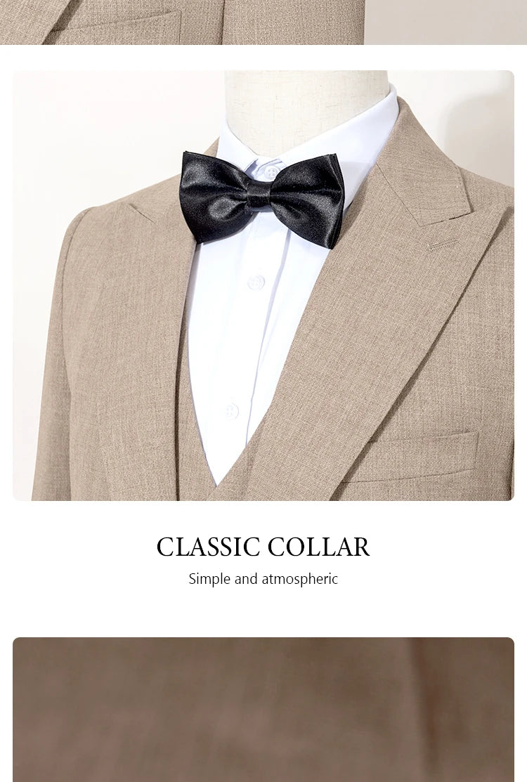 Novo terno masculino de 2 botões, design moderno azul, blazer de escritório, traje masculino de luxo, acabamento com miçangas na borda