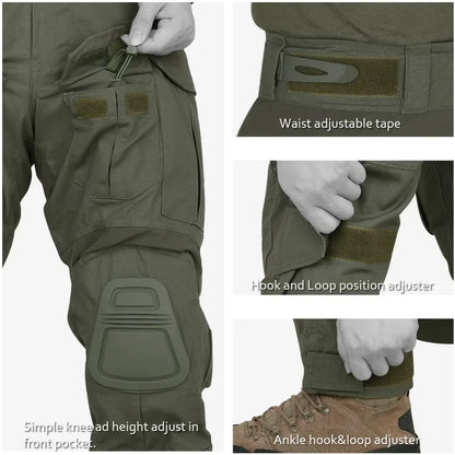 G3 Tactical Pants Camo Hunting Pants Multicam Mens Duty Cargo Trousers Trainning Shooting Pant Men Clothing Water Repellent