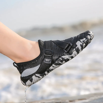 Men's Elastic Aqua Shoes Breathable Women Outdoor Wading Sneakers Quick Dry Water Shoes for Diving Swimming