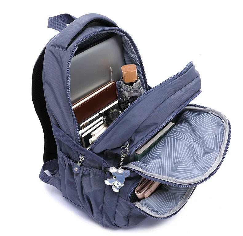 Large Nylon Waterproof Backpack Travel Rucksack for Women School Bags Mochilas Mujer Kids Girls 2026