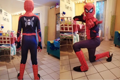 Superhero Spiderman Costume Bodysuit for Spandex Zentai Halloween Spider Man Cosplay Jumpsuit 3D Style