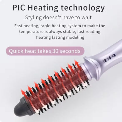 New design adjustable temperature wave styler hair styling tools hair curler rotating portable hair curler comb