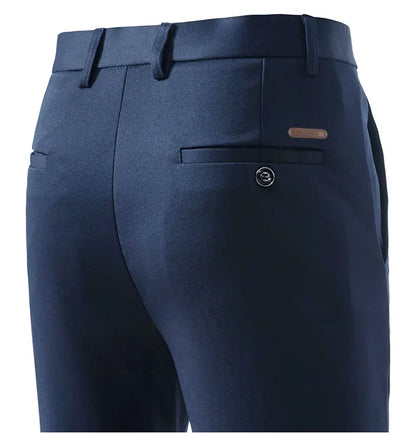 Male Smart Casual Pants Stretchy Men's Lightweight Quick Dry Breathable Slacks Casual Work Dress Pants for Men