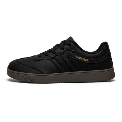 Unisex Wide Toe Shoes Artificial Leather Sneakers Casual Lace Up Retro Fashion Shoes for Women Men