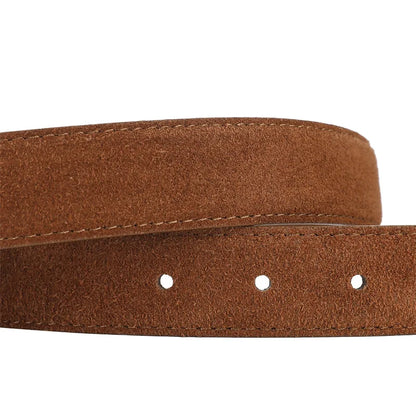 Trendy Cowhide Suede Belt for Women Casual Jeans Dress, Genuine Leather Belts with Square Alloy Buckle Waistband