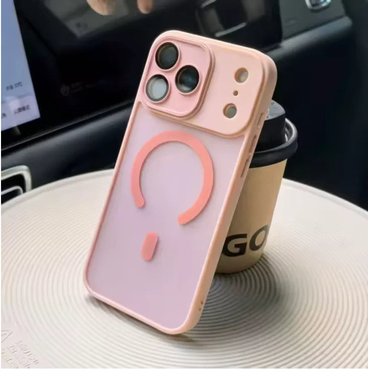 Original Matte Clear Lens Protect For Magsafe Phone Case For iPhone 17 17 Air 17Pro 17 Pro Max Magnetic Wireless Charge Cover