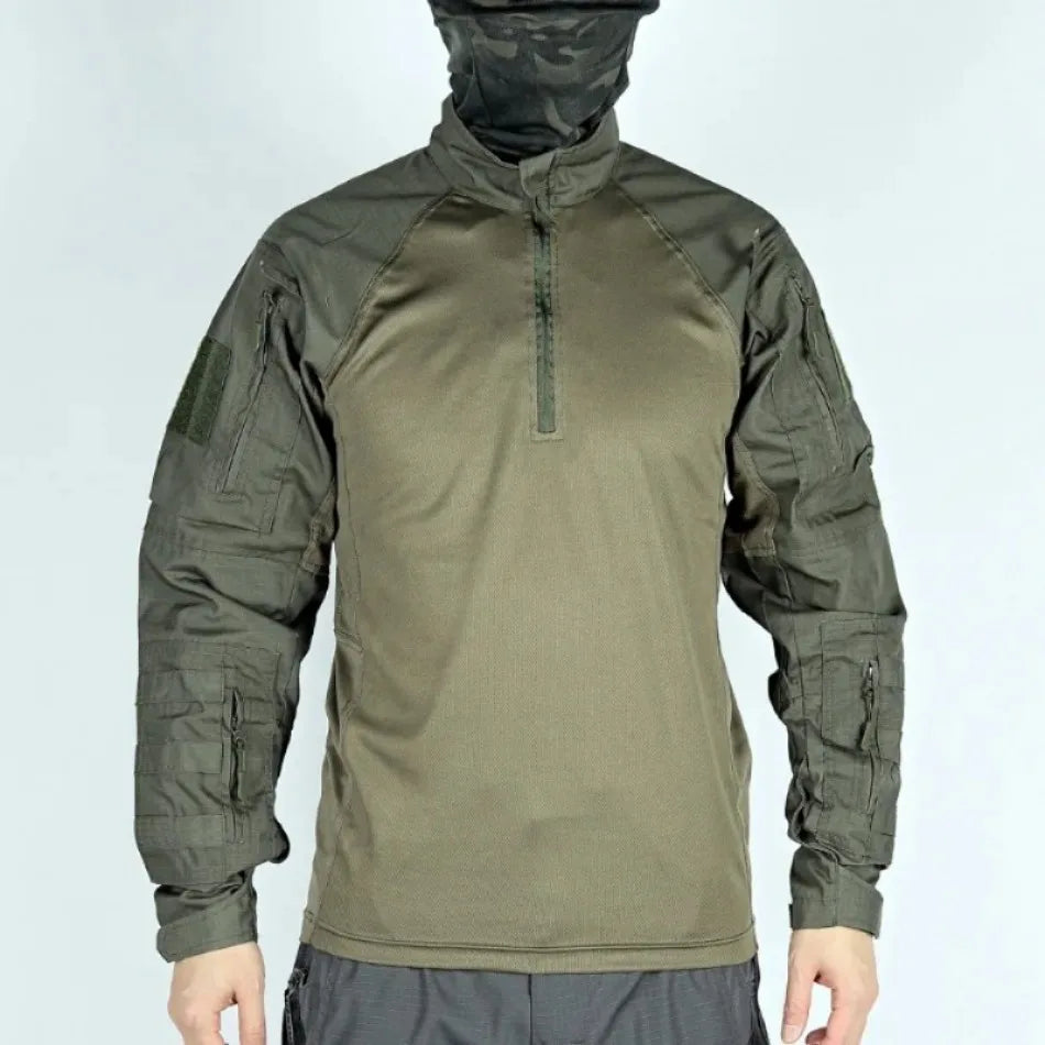 New Tactical Hunting Suit Outdoors Training Durable Breathable Camo Set Waterproof Quick Drying windproof Combat Two Piece Set