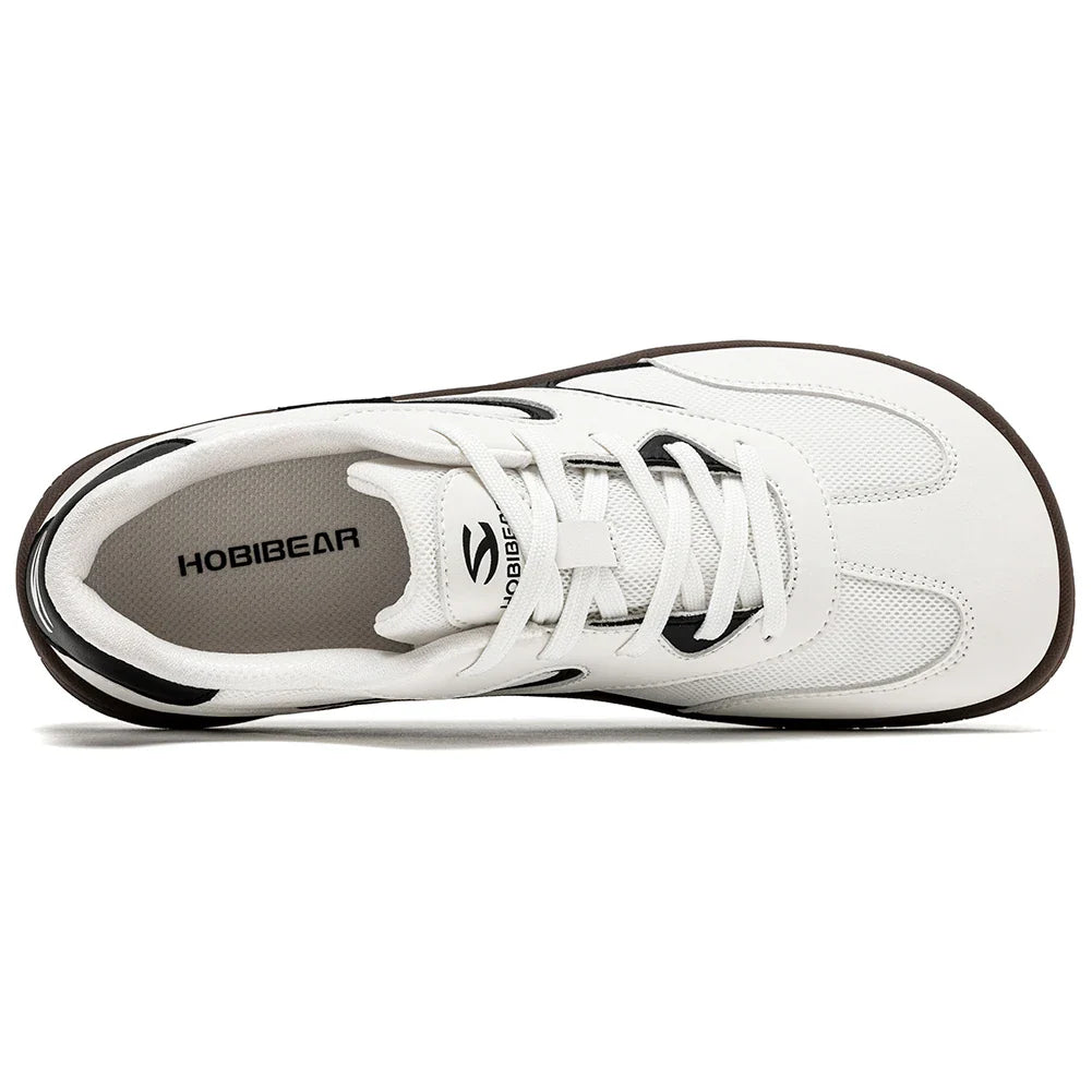 Unisex Barefoot Shoes Wide Width Minimalist Sneakers Zero Drop Classic Retro Outdoor Walking Shoes for Men Women