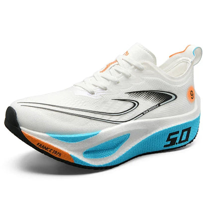 Carbon Plate Running Shoes Professional Marathon Racing Lightweight Bounce Cushion Breathable Sports Sneakers