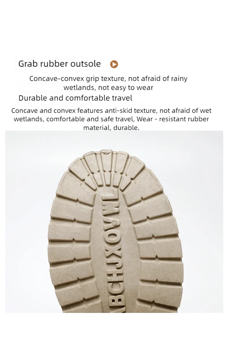 Men's high top casual boots four seasons new outdoor anti slip comfort workwear boots fashion versatile trendy boots men's shoes