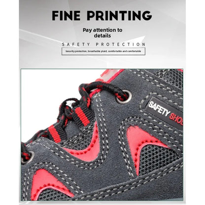 Steel Toe Safety Shoes Labor Protection Anti Smashing & Piercing Comfortable And Secure Work Footwear