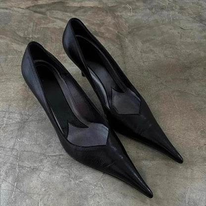 Sexy Designer Pointed Toe High Heels Women Shallow Fashion Banquet Dress Shoes Street Style Elegant Pumps Women Talons Femme