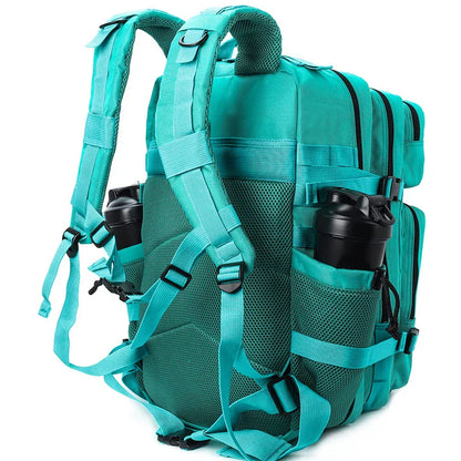 45L Tactical Backpack Men Outdoor Waterproof Sports Travel Gym Hiking Bug Out Bag Military Camping Hunting Survival Rucksack