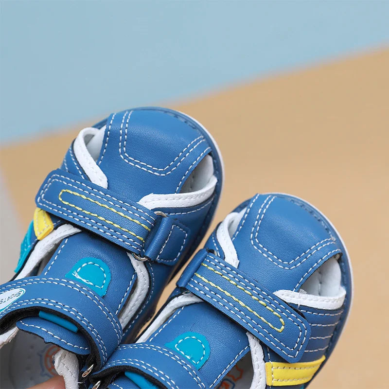 Summer New Sandals Boys Shoes Children Beach Shoes Non-Slip Closed Toe baby Sandals