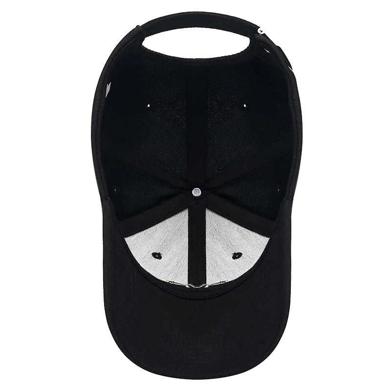 Fashion Men Women M Letter Three-Dimensional Embroidery Baseball Cap New Unisex Outdoor Casual Sport Duck Tongue Cap Sun Hat