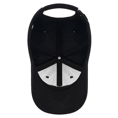 Fashion Men Women M Letter Three-Dimensional Embroidery Baseball Cap New Unisex Outdoor Casual Sport Duck Tongue Cap Sun Hat