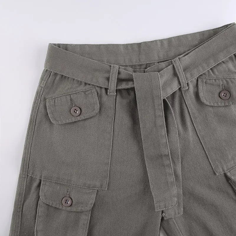 Women's Style Versatile High Waist Workwear Style Denim Pants
