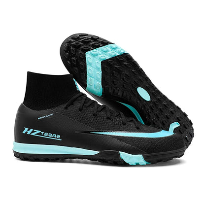 New Men Soccer Shoes Football Boots Cleats Adult Outdoor Breathable Training Sport Long Spikes Boys Non Slip Match Comfortable