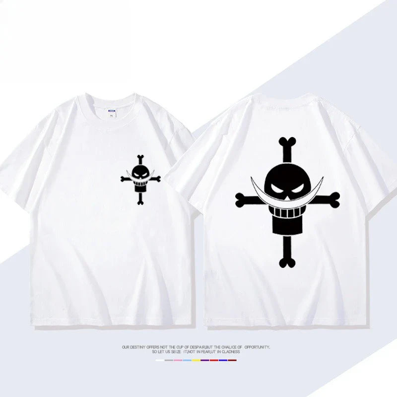 Printed Short Sleeve T-shirt Men's Women's Fashion Loose Cotton Top