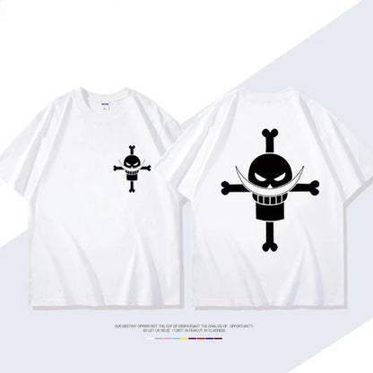 Printed Short Sleeve T-shirt Men's Women's Fashion Loose Cotton Top