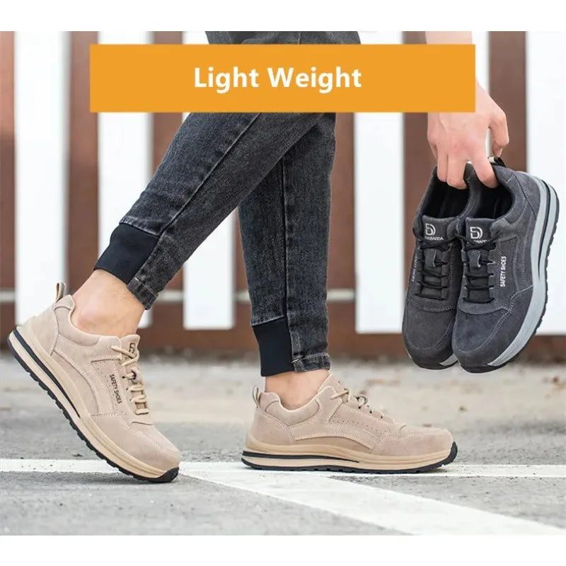 safety autumn shoes breathable work shoes anti stab work sneakers with steel toe indestructible shoes anti smashing safety shoes