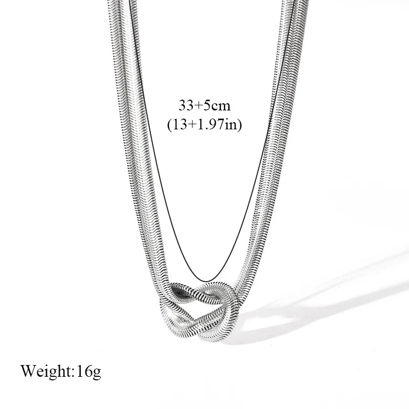 316L Stainless Steel Gold Silver Color Thick Chain Necklace For Women Fashion Cuban Neck Chain Waterproof Jewelry Gift