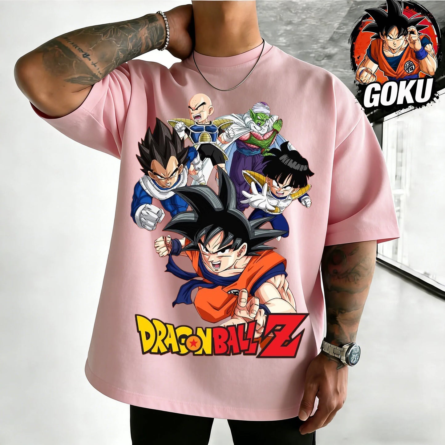 Oversized T-shirt High Quality 100% Cotton Retro Team Graphic Print Unisex Casual Tee for Adults Kids
