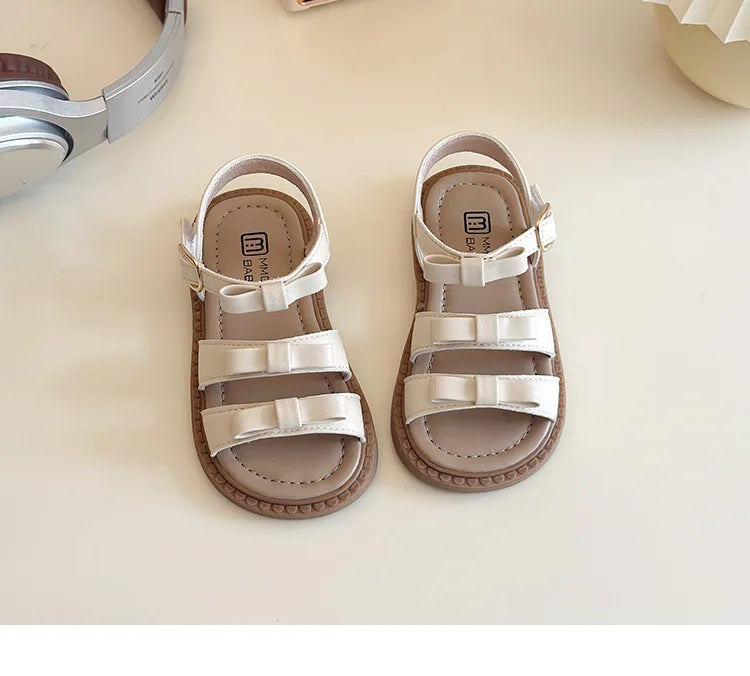 Bow-knot Girls Sandals Fashion Princess Classic Baby Girl Kids Summer Sandals Hot Sale Leisure Children Sweet Shoes Child I03072