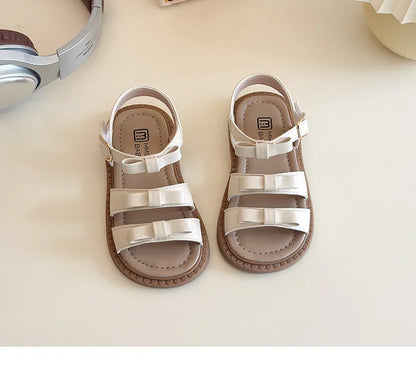 Bow-knot Girls Sandals Fashion Princess Classic Baby Girl Kids Summer Sandals Hot Sale Leisure Children Sweet Shoes Child I03072
