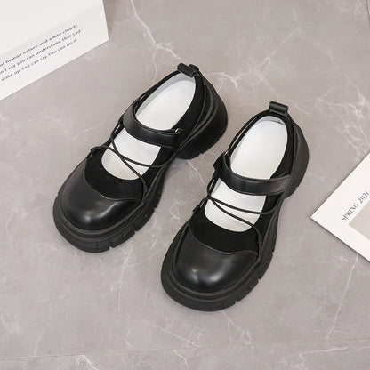 2026 Women Hot Seller Thick Soled Mary Jane Small Leather Shoes British Wind Fashion with New Single Shoe Tide Shoes for Women