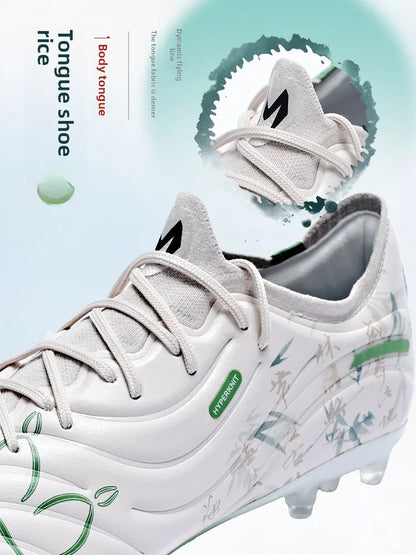 Men's Football Shoes Adult Mg Short Spikes Artificial Turf Training Football Boots Indoor Anti-slip Soccer Shoes