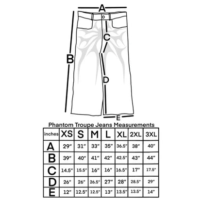 Vintage Y2K Baggy Jeans Splicing embroidery Pattern high quality jeans Hip Hop Gothic Streetwear men women Casual wide leg jeans