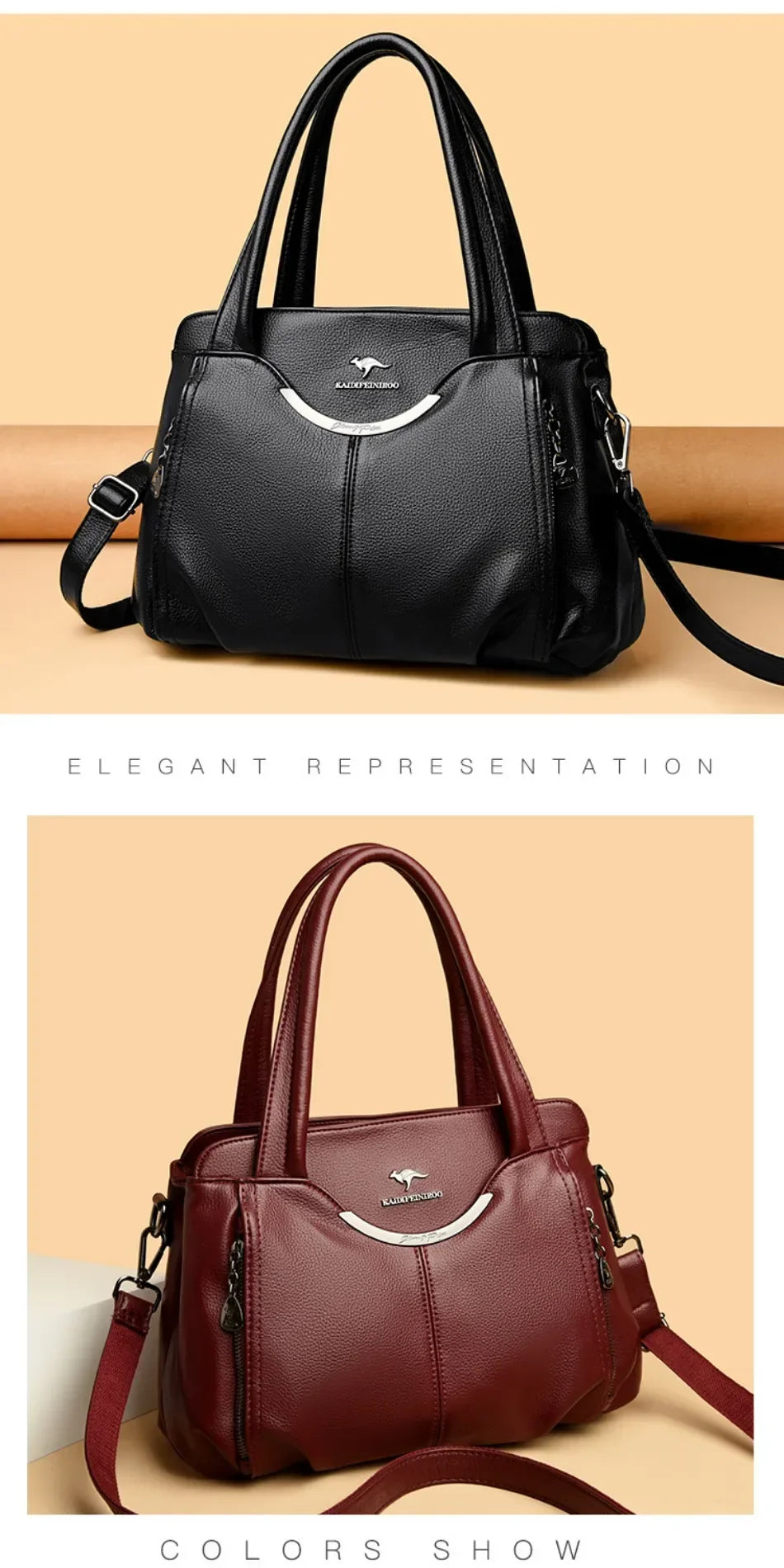 Luxury Purses and Handbags High Quality Soft Leather Shoulder Crossbody Bags for Women 2024 Elegant Tote Messenger Sac A Main