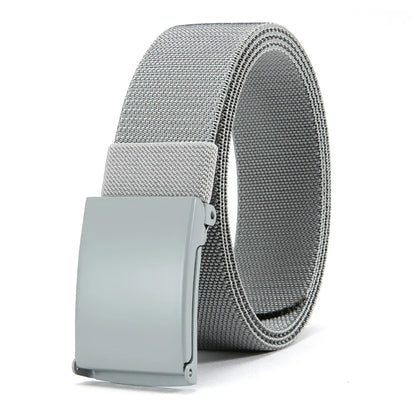 Men Female Belts Military Nylon Adjustable Belt Outdoor Travel Tactical Waist Belt with Plastic Buckle for Pants 125cm