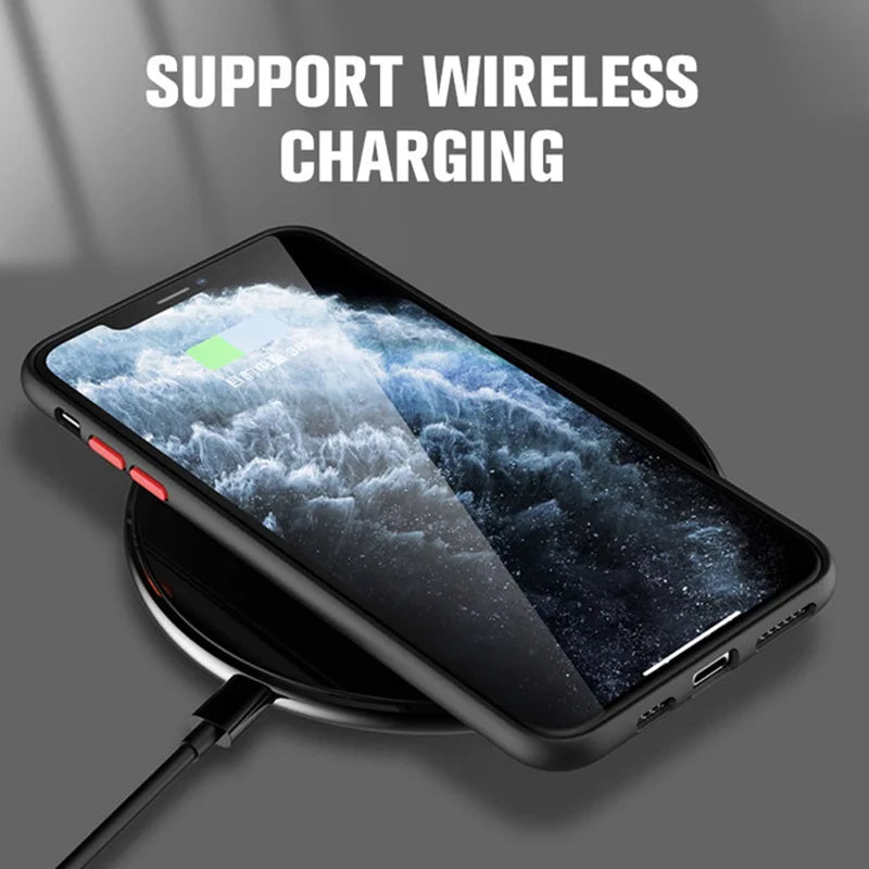 Magnetic for Magsafe Wireless Charge Phone Case For iPhone 15 14 13 12 11 Pro Max Mini 14 Plus Bumper Shockproof Armor Cover