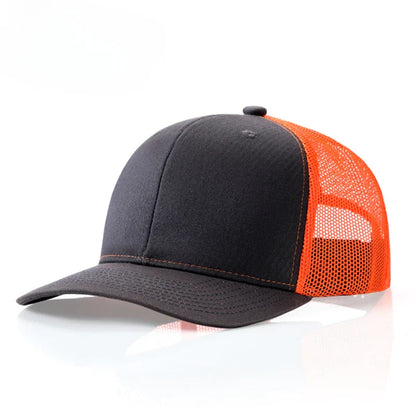 Custom embroidered logo hat Men's and women's mesh cap cotton baseball cap design DIY picture printing logo hat Summer sun hat