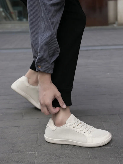 Wide Toe Casual Shoes for Men and Women Barefoot Soft Sole Flats Non Slip Walking Footwear Plus Size Comfortable
