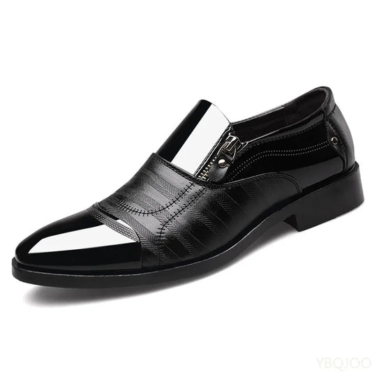 2026 Large Size Fashionable Men's Office Formal Shoes Low Cut Daily Comfortable Pointed Multifunctional Men's Wedding Shoes