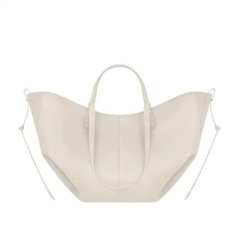 Nouveau sac fourre-tout en cuir de grande taille pour femmesNiche féminine sac à main ailes de grande capacité sac à bandoulière