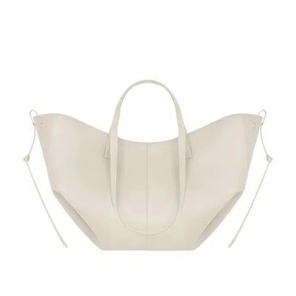 Nouveau sac fourre-tout en cuir de grande taille pour femmesNiche féminine sac à main ailes de grande capacité sac à bandoulière