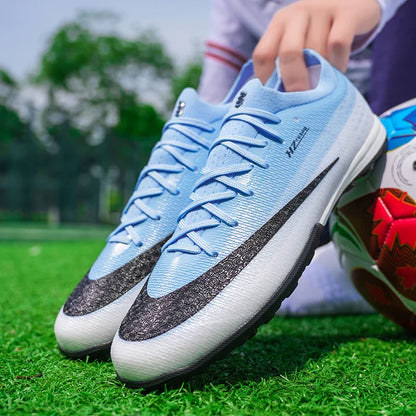 New Men Football Boots Futsal Cleats Unisex Soccer Shoes Hot Sale High-quality Professional Women Ultralight TF/FG Sneakers