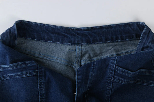 Women Fashion Loose High Waisted Wide Leg Jeans