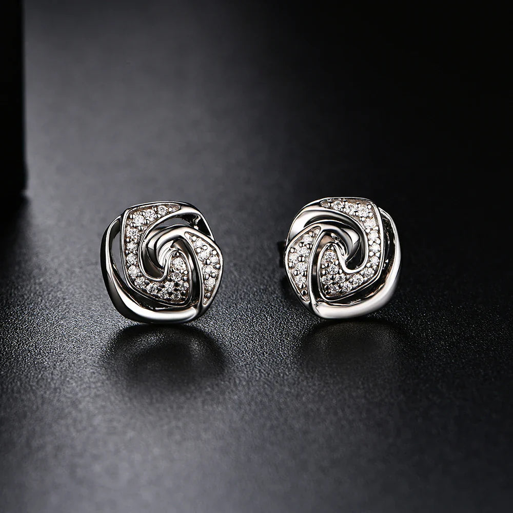 D Color Moissanite Stud Earrings For Women Test Passed Top Quality 925 Sterling Silver Wedding Jewelry Girlfriend Gift