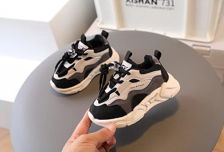 Children's Sneakers Spring Autumn Mesh Breathable School Running Sports Shoes for Boy Girl Causal Fashion Kids Basketball Shoes