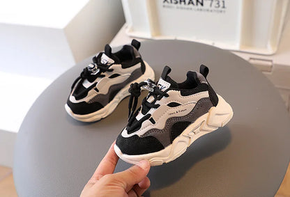 Children's Sneakers Spring Autumn Mesh Breathable School Running Sports Shoes for Boy Girl Causal Fashion Kids Basketball Shoes