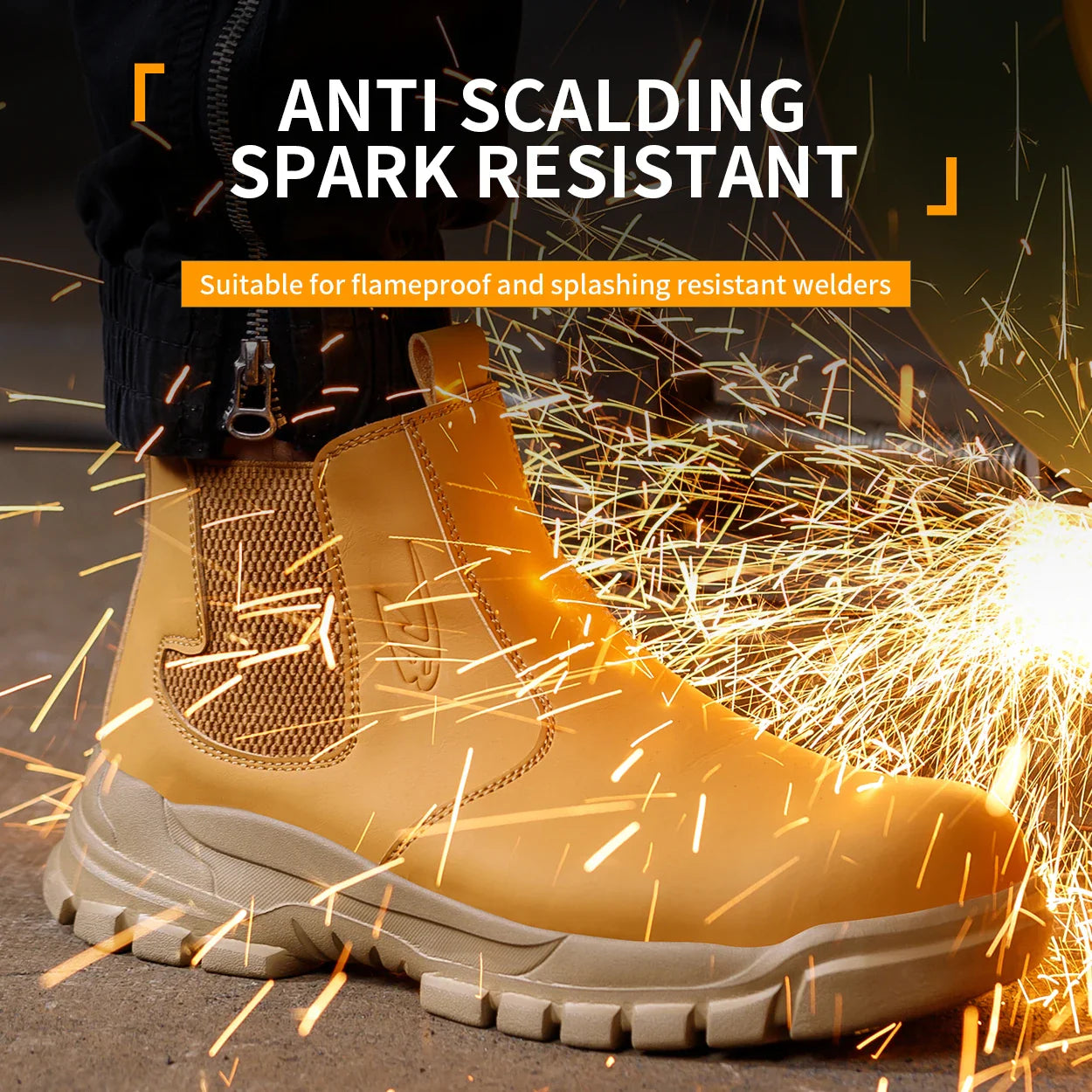 Easy Wear Safety Shoes for Men Steel Toe Work Shoes Puncture Proof Work Sneaker Male Protective Work Man Boots Safety Boots